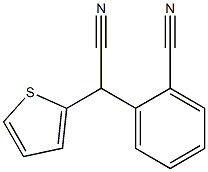 (2-Cyanophenyl)(2-thienyl)acetonitrile Struktur