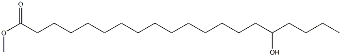 16-Hydroxyicosanoic acid methyl ester Struktur