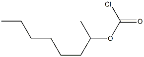 Chloroformic acid 1-methylheptyl ester Struktur