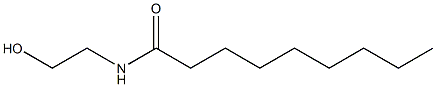 N-(2-Hydroxyethyl)nonanamide Struktur