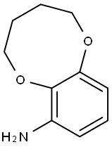 2,3,4,5-Tetrahydro-7-amino-1,6-benzodioxocin Struktur