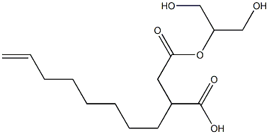 3-(7-Octenyl)succinic acid hydrogen 1-[2-hydroxy-1-(hydroxymethyl)ethyl] ester Struktur