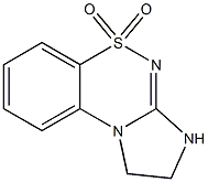 2,3-Dihydro-1H-imidazo[2,1-c][1,2,4]benzothiadiazine 5,5-dioxide Struktur