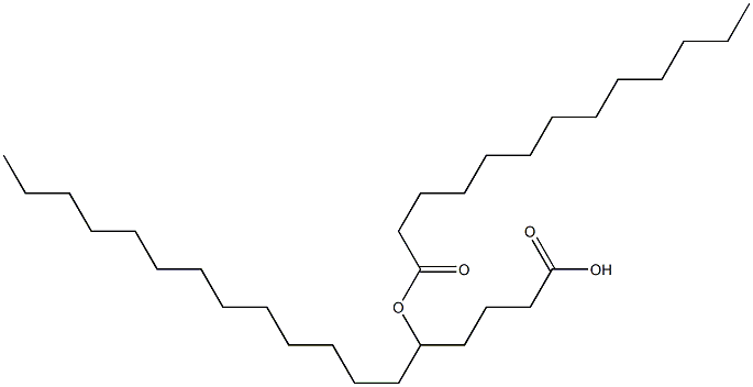 5-Tridecanoyloxyoctadecanoic acid Struktur