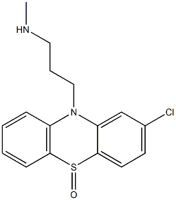 2-Chloro-10-[3-(methylamino)propyl]-10H-phenothiazine 5-oxide Struktur