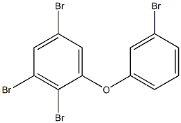 2,3,5-Tribromophenyl 3-bromophenyl ether Struktur