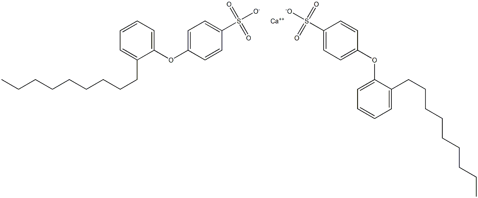 Bis[4-(2-nonylphenoxy)benzenesulfonic acid]calcium salt Struktur