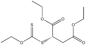 (-)-Dithiocarbonic acid O-ethyl S-[(S)-1,2-di(ethoxycarbonyl)ethyl] ester Struktur