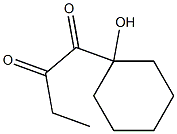 1-(1-Hydroxycyclohexyl)butane-1,2-dione Struktur