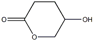 5-Hydroxytetrahydro-2H-pyran-2-one Struktur