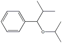 (1-Isopropyloxy-2-methylpropyl)benzene Struktur