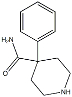 4-Phenyl-4-piperidinecarboxamide Struktur