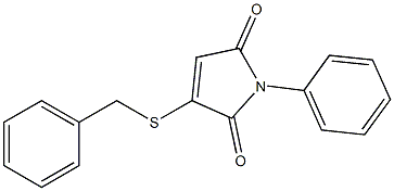 3-Benzylthio-1-phenyl-1H-pyrrole-2,5-dione Struktur