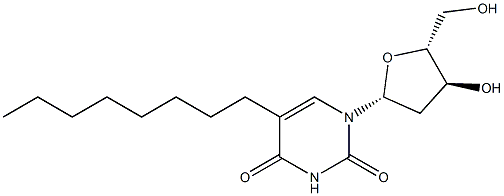 5-Octyl-2'-deoxyuridine Struktur