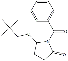 5-(Neopentyloxy)-1-[benzoyl]pyrrolidin-2-one Struktur