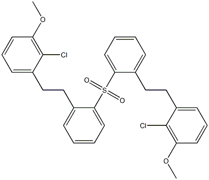 [2-(2-Chloro-3-methoxyphenyl)ethyl]phenyl sulfone Struktur