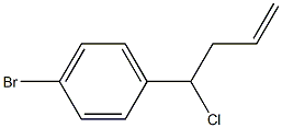 1-(4-Bromophenyl)-1-chloro-3-butene Struktur