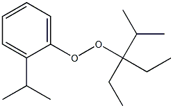 2-Isopropylphenyl 1,1-diethyl-2-methylpropyl peroxide Struktur