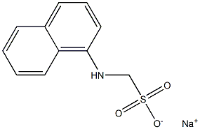 (1-Naphtyl)aminomethanesulfonic acid sodium salt Struktur