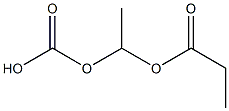 Carbonic acid methyl(propanoyloxymethyl) ester Struktur