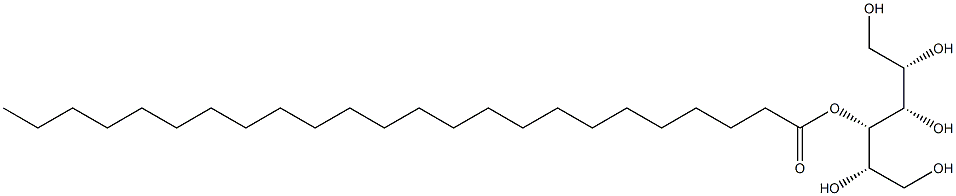 L-Mannitol 4-tetracosanoate Struktur