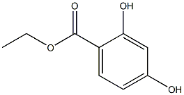 2,4-Dihydroxybenzoic acid ethyl ester Struktur