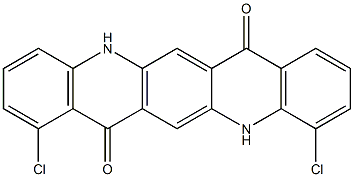 4,8-Dichloro-5,12-dihydroquino[2,3-b]acridine-7,14-dione Struktur