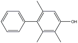 2,3,5-Trimethyl-4-phenylphenol Struktur