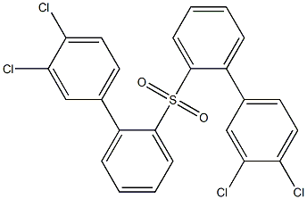 3,4-Dichlorophenylphenyl sulfone Struktur