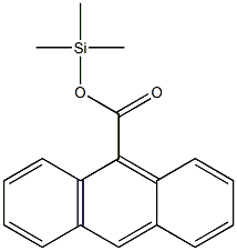 9-Anthracenecarboxylic acid (trimethylsilyl) ester Struktur