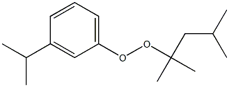 3-Isopropylphenyl 1,1,3-trimethylbutyl peroxide Struktur