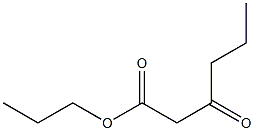 3-Oxohexanoic acid propyl ester Struktur