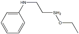 Ethoxy[2-(phenylamino)ethyl]silane Struktur