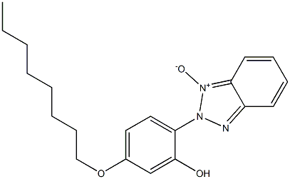 2-[2-Hydroxy-4-(octyloxy)phenyl]-2H-benzotriazole 1-oxide Struktur