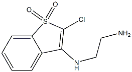 N-(2-Aminoethyl)-2-chlorobenzo[b]thiophen-3-amine1,1-dioxide Struktur