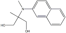 2-[(2-Naphthalenyl)methylamino]-2-methyl-1,3-propanediol Struktur