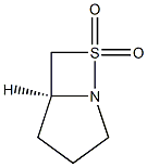 [5S,(-)]-1-Aza-7-thiabicyclo[3.2.0]heptane7,7-dioxide Struktur