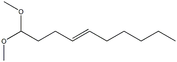 4-Decenal dimethyl acetal Struktur