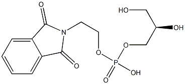 [R,(-)]-1-O-[(2-Phthalimidylethyl)phosphono]-D-glycerol Struktur