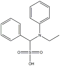 N-Ethyl-N-(sulfobenzyl)aniline Struktur