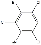 2,4,6-Trichloro-3-bromoaniline Struktur