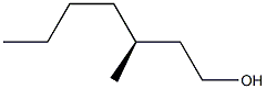 [S,(-)]-3-Methyl-1-heptanol Struktur