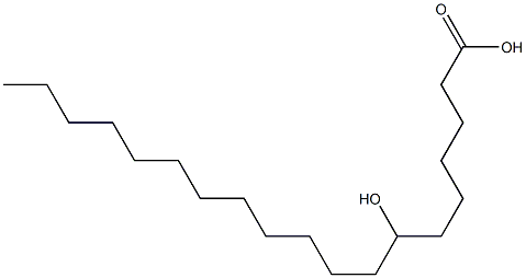 7-Hydroxynonadecanoic acid Struktur