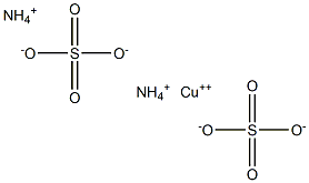 Diammonium copper(II) disulfate Struktur