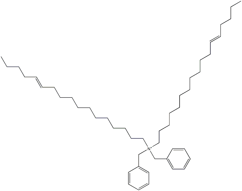 Di(12-heptadecenyl)dibenzylaminium Struktur