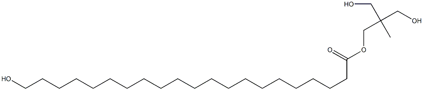 21-Hydroxyhenicosanoic acid 2,2-bis(hydroxymethyl)propyl ester Struktur