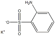 2-Aminobenzenesulfonic acid potassium salt Struktur