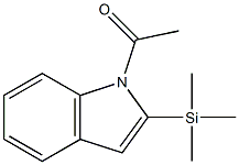 1-Acetyl-2-trimethylsilyl-1H-indole Struktur