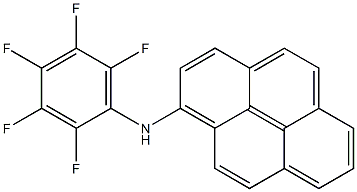 1-[(Pentafluorophenyl)amino]pyrene Struktur