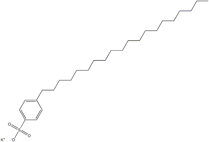 4-Icosylbenzenesulfonic acid potassium salt Struktur